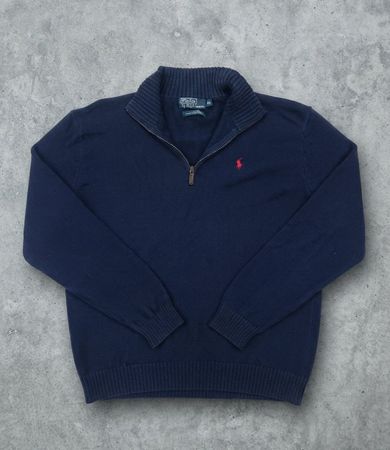 Pull Half zip 1/4 zip Ralph Lauren  📐| Taille : XL 📏