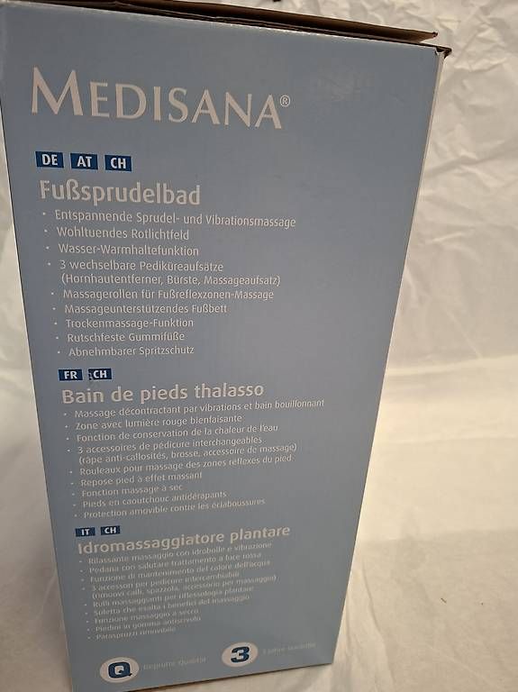 Dispositivi per massaggi: Medisana Fusssprudelbad Neu – Usato da Olten venduto da Mezopotamya 1