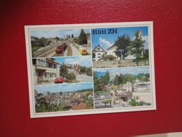 Rüti Zürich mehrbildrig mit Bahn
