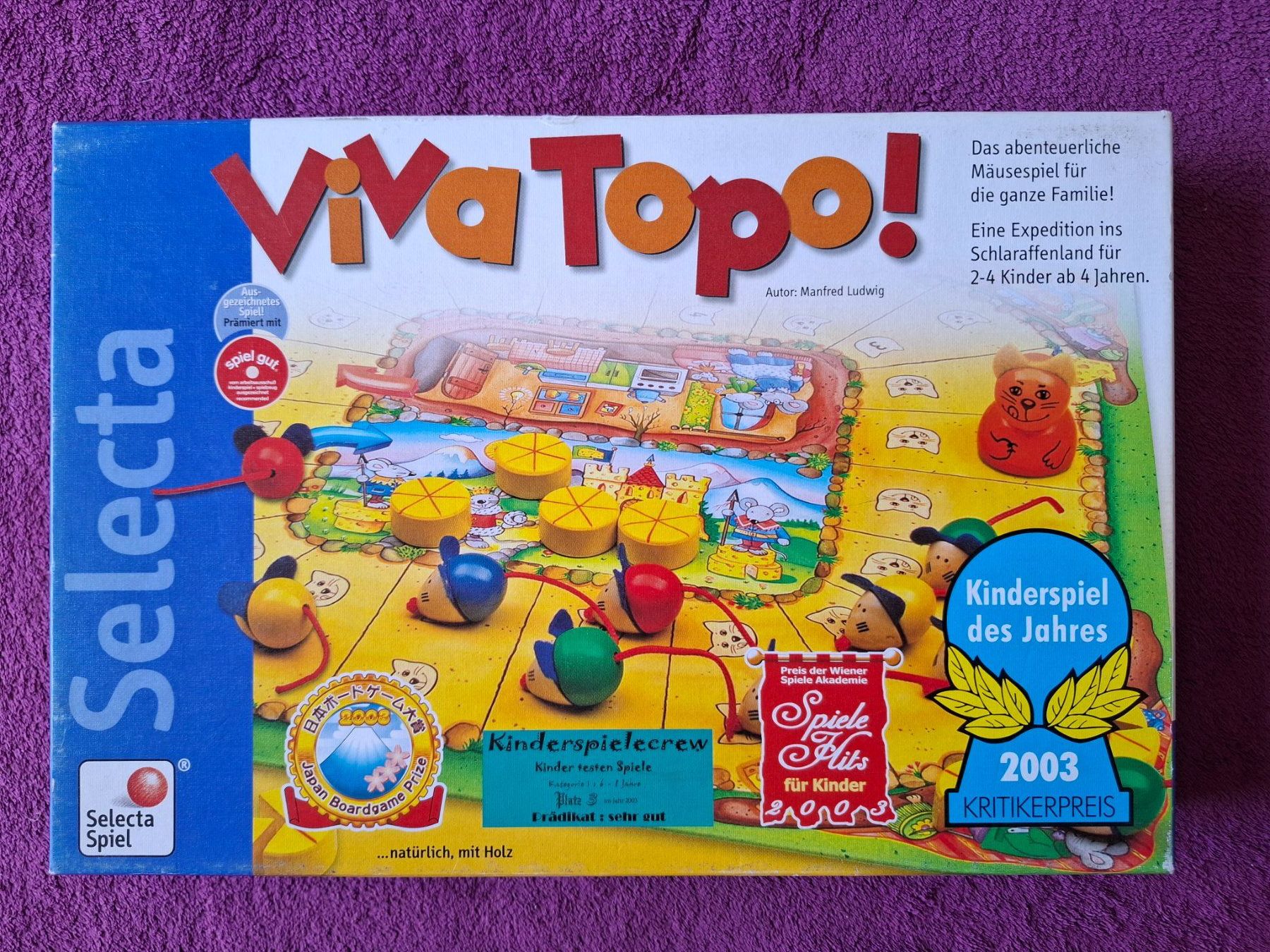 Selecta Giochi: Selecta Kinder Spiel - Viva Topo! – Usato da Müllheim Dorf venduto da Seeeule01