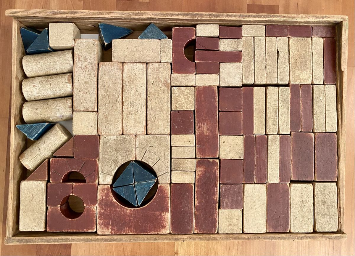 Jeux de construction: Holzbaukasten antik – D'occasion à Beinwil am See par sternenhimmel07