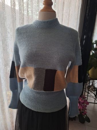 Pull en laine Tricot main 38-40