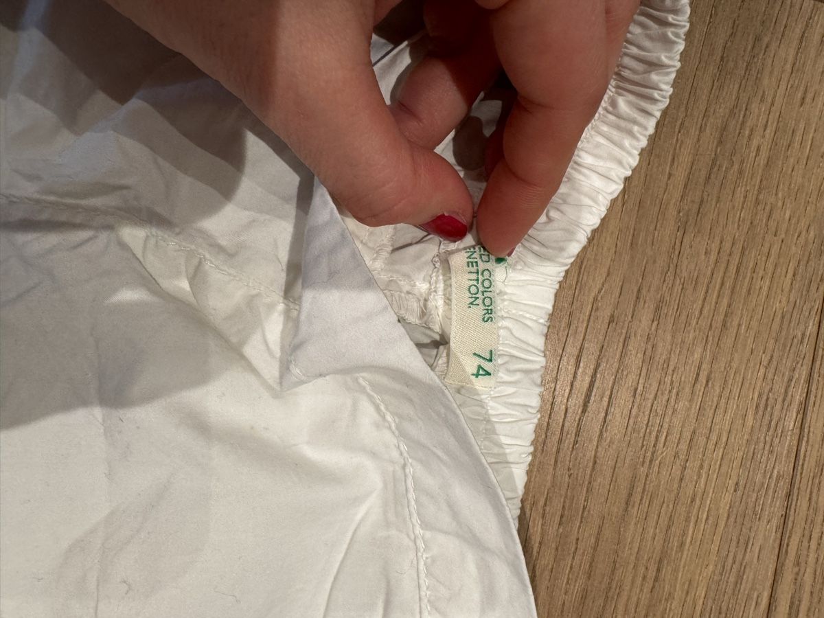 Benetton Pantaloni: Weisse Shorts, Benetton, 74 – Usato da Küsnacht ZH venduto da ToddyGinger 2