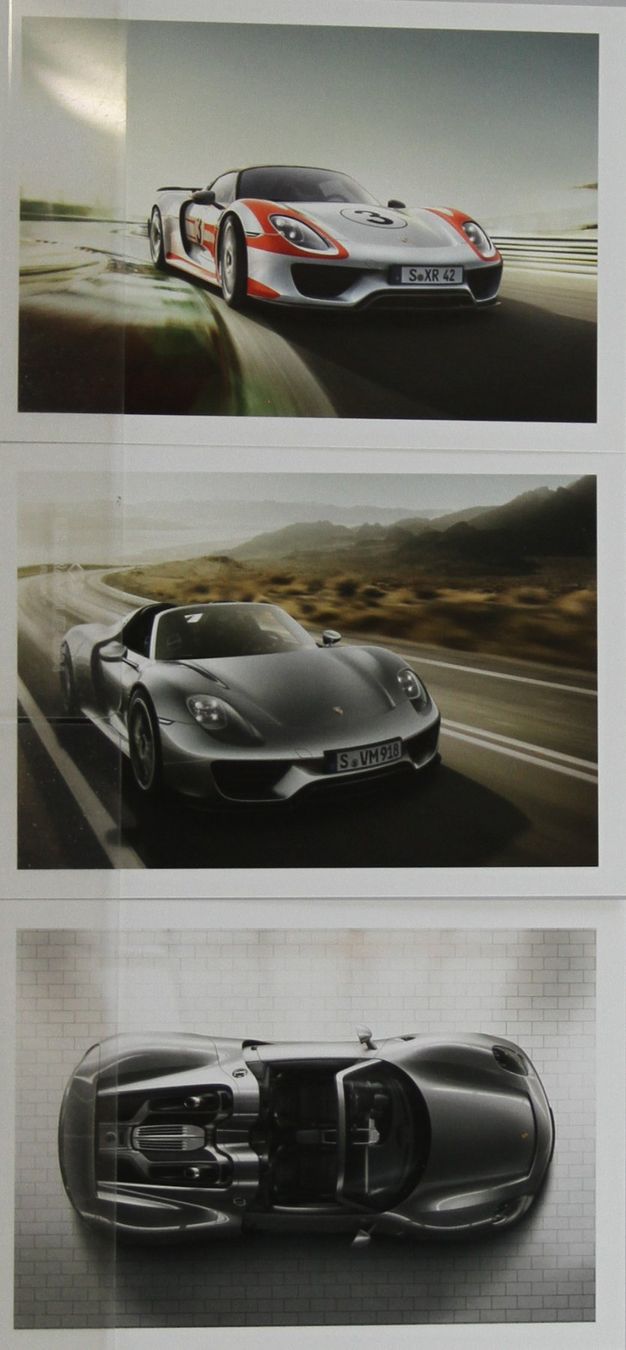 Porsche Documenti: ORIGINAL POSTKARTEN SET | PORSCHE 918 SPYDER  | 2013 – Usato da Unterägeri venduto da Isha04 2