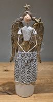 Engel Metallfigur, Weihnachtsdeko, Vintage Look, Top!