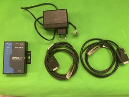 Moxa NPort 5210 Serial Device Server mit Zubehör