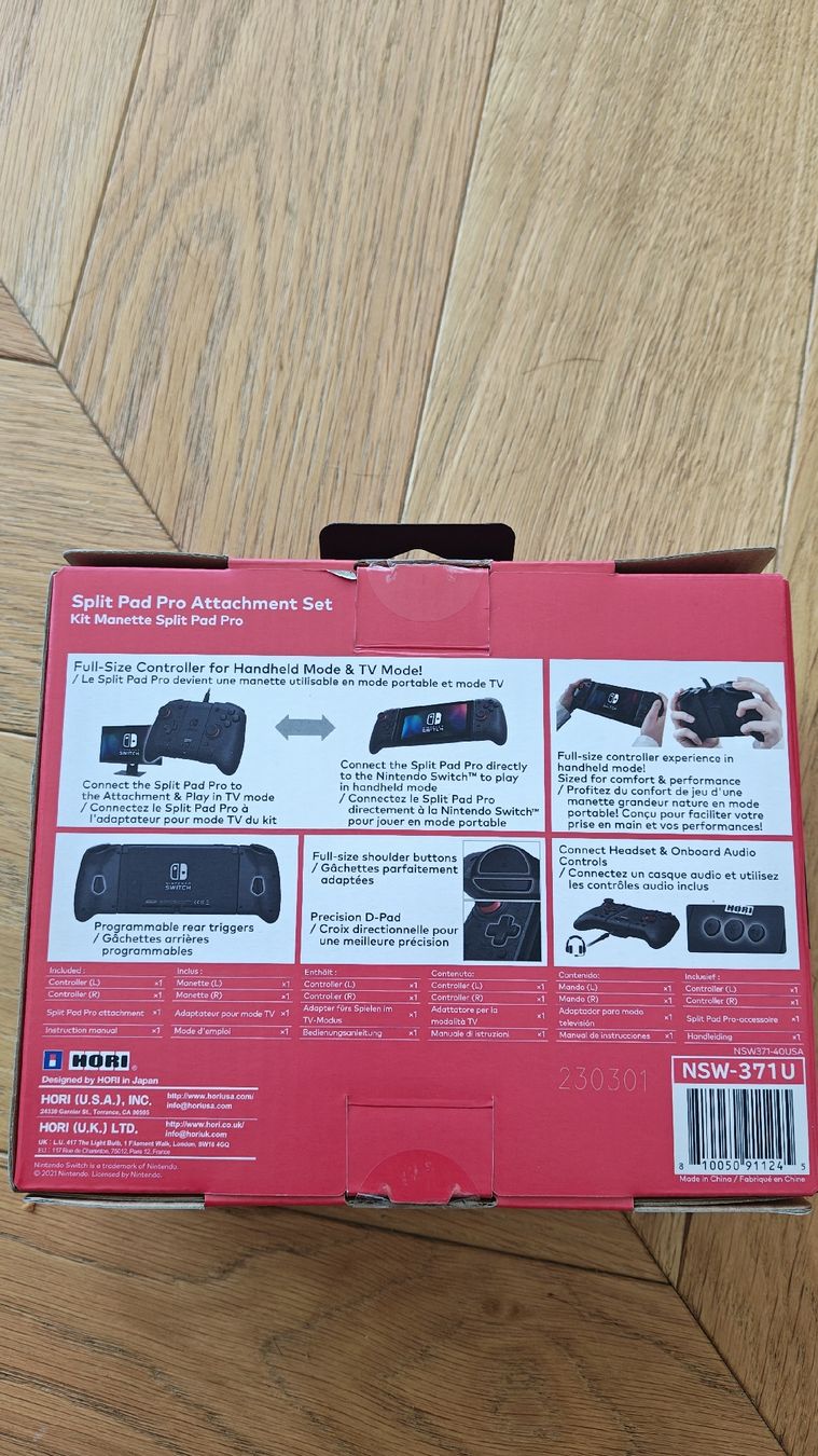Controller: Hori Split Pad Pro Attachment Set Nintendo Switch – Usato da Montagnola venduto da mattbert86 2