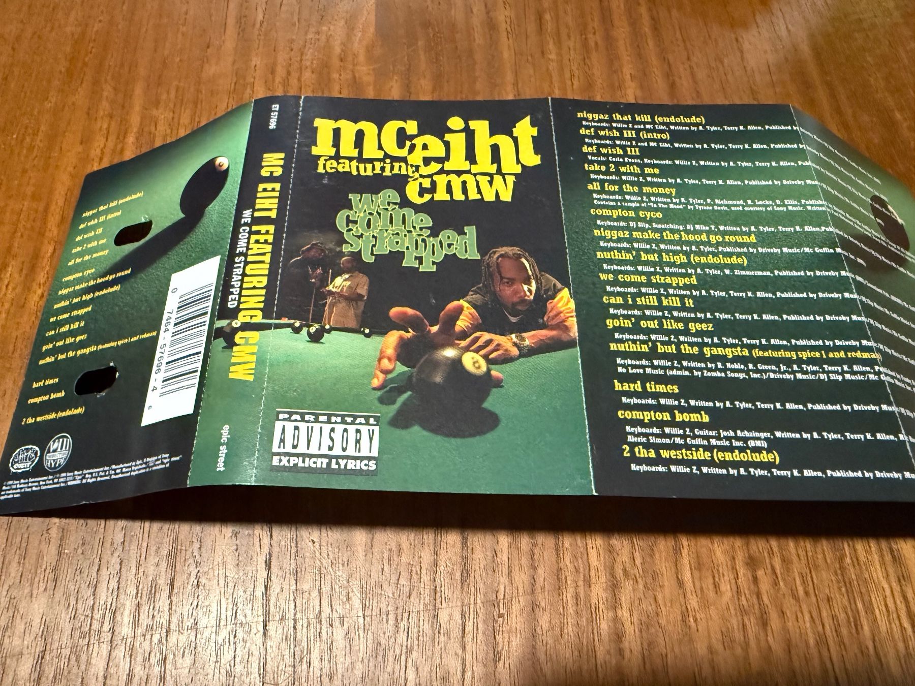 MC Eiht featuring CMW - We Come Strapped / US 1994 MC (Gebraucht) in ...