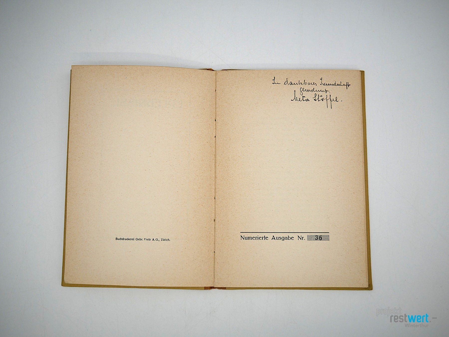 Libri: META STOFFEL - Erlebnisse – Usato da Winterthur venduto da Restwert_Winterthur 1