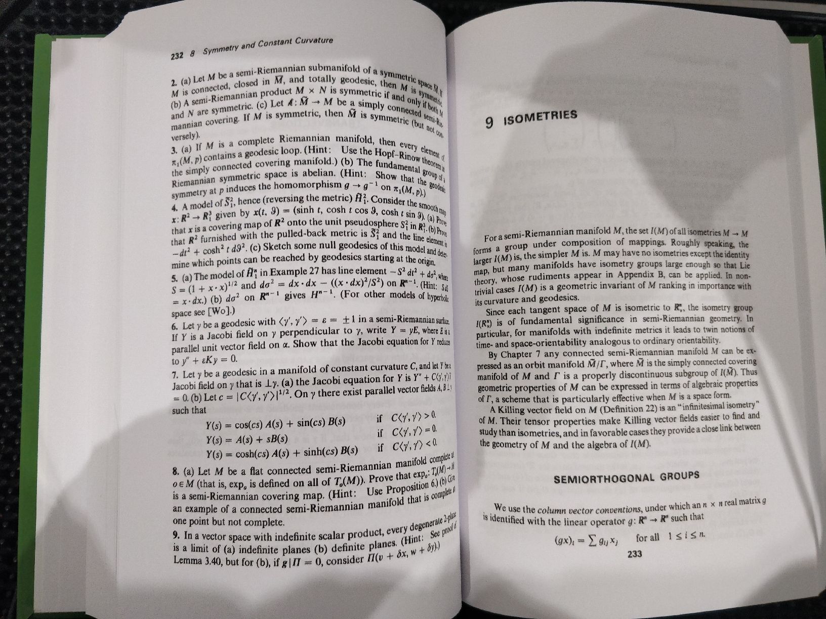 Libri: Semi-Riemannian Geometry With Applications to Relativity – Usato da Flawil venduto da rcnkr 7