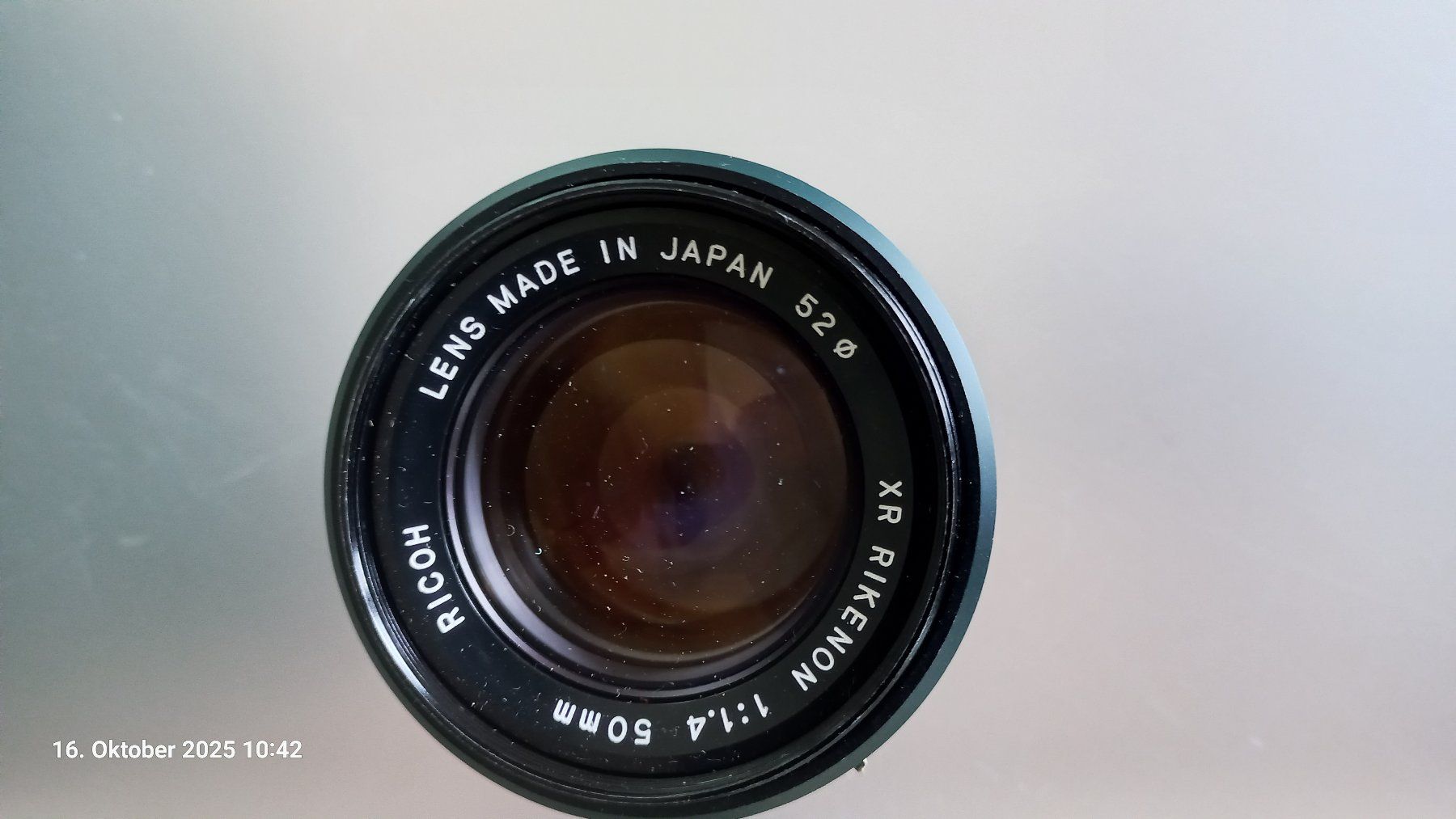Ricoh Obiettivi: Rikenon Objektiv 50mm f1.4 – Usato da Heimiswil venduto da Jleuen
