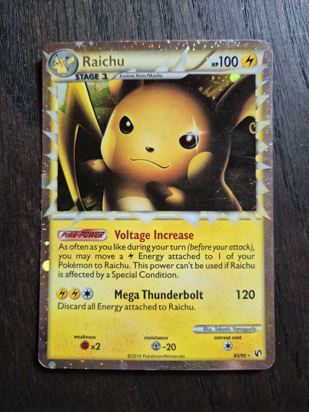 Pokémon Carte collezionabili: Pokemon - Raichu Holo - hs undaunted – Usato da Subingen venduto da mattkum