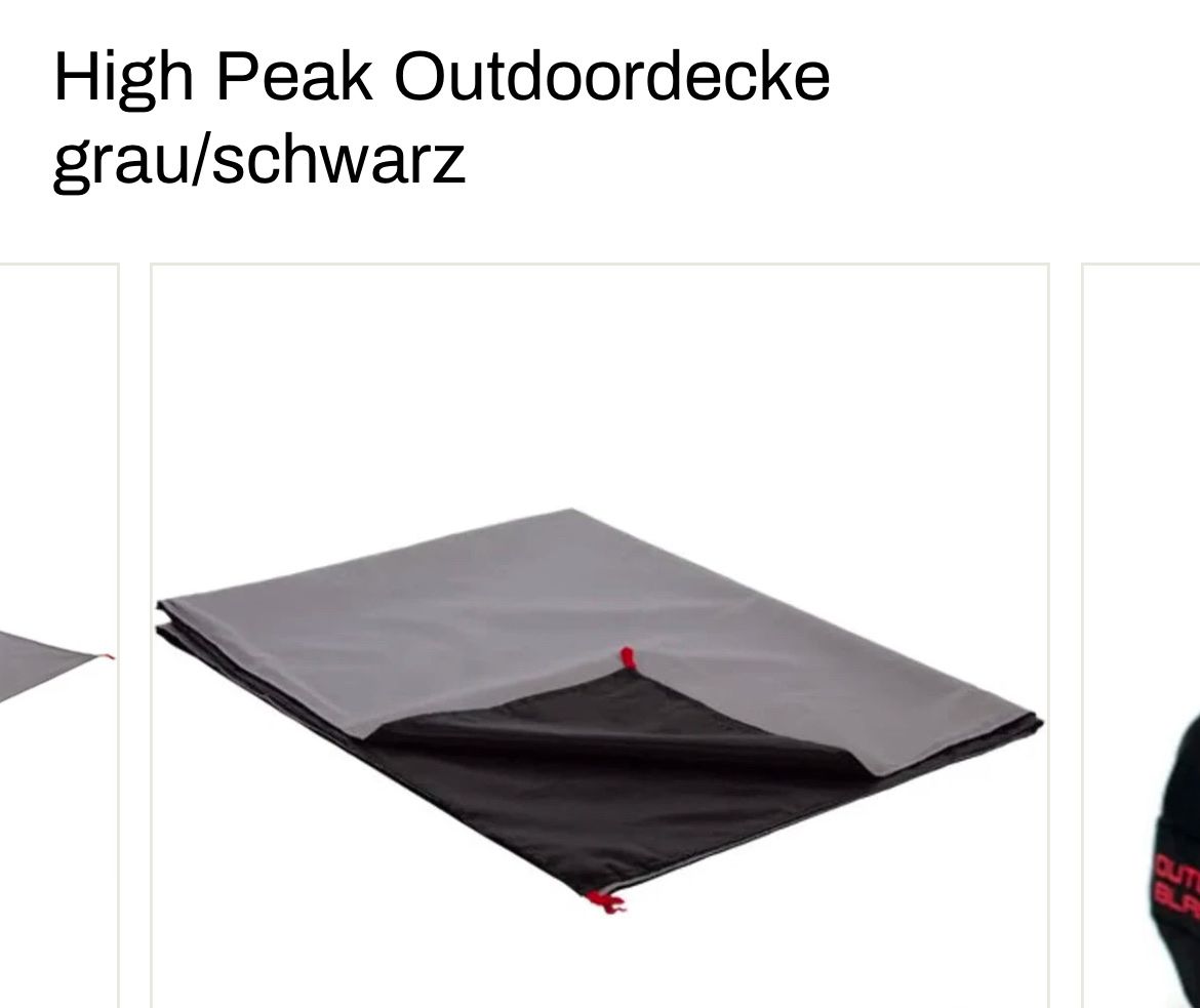 Decken: Wasserdichte Outdoordecke Picknickdecke neu – Neu und originalverpackt aus Eschenbach LU von Syrah3