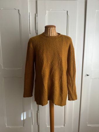 MANGO - Strickpullover senfgelb L