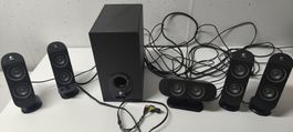 Logitech X-530 5.1 Surround Lautsprechersystem mit Subwoofer