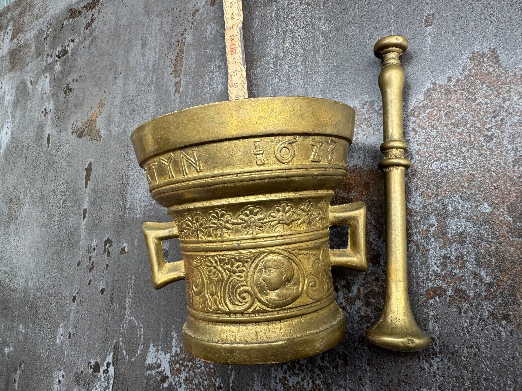 Sonstiges für das Kochen & Backen: Messing Mörser antik – Gebraucht aus Ranflüh von kas_8b27 2