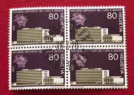4 er Block Nr.480 mit Vollstempel Bern