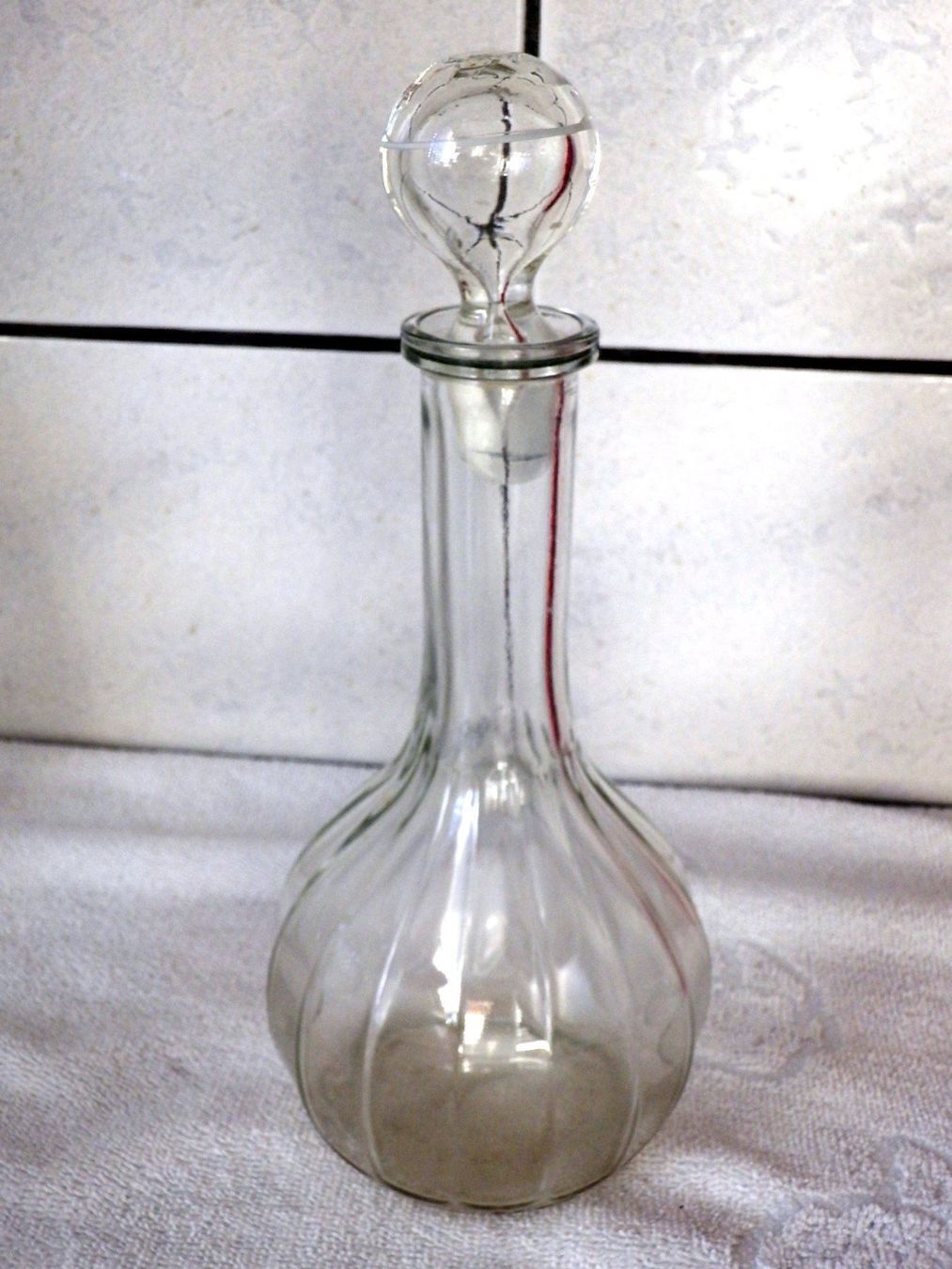 Caraffe: Weinkaraffe, ursprünglich Ölflasche. – Usato da Ueberstorf venduto da dinbau 1