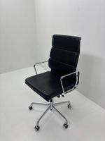 Eames Vitra EA 219 Soft Pad Office Chair - Nero Leder Cuir
