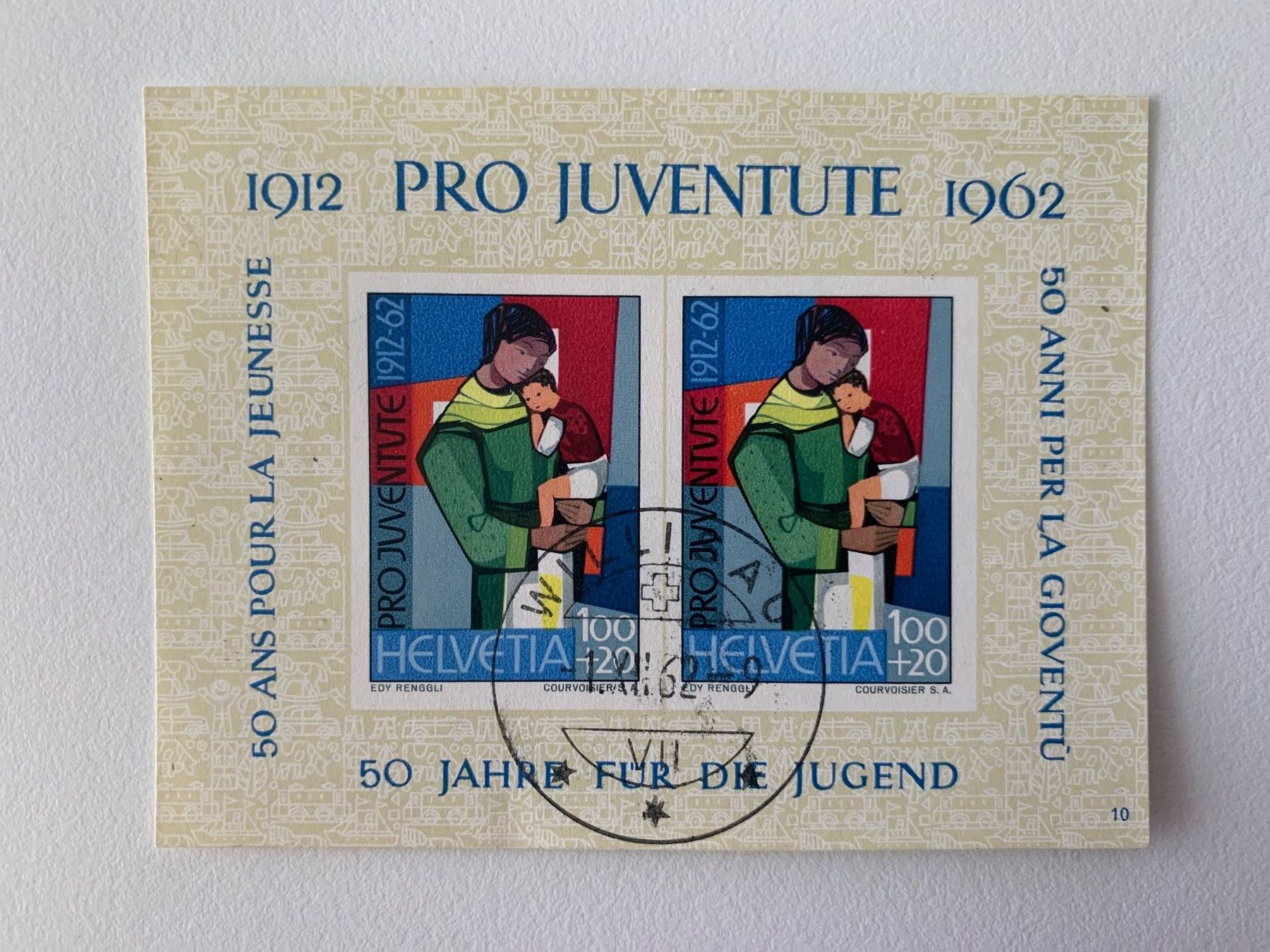 Tutti i francobolli: 3 schöne Blöcke mit Willisau-Stempel – Usato da Willisau venduto da Repfuesch