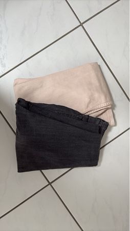 Hosen Paket: Damen Jeans, Gr. S, und Stoffhose, beige