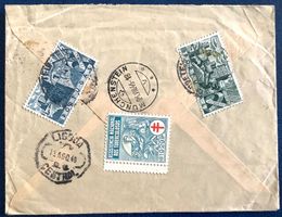 1946 Portugal R- Brief Ilustr mit Vignette nach Münchenstein