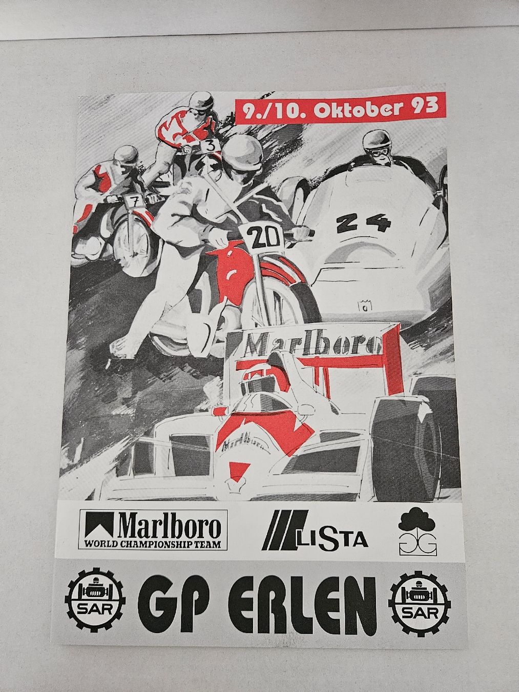 Riviste & Magazine: GP Erlen 1993 – Original Rennprogramm / Heft – Nuovo (secondo la descrizione) da Wangen SZ venduto da Auction-Sea 2