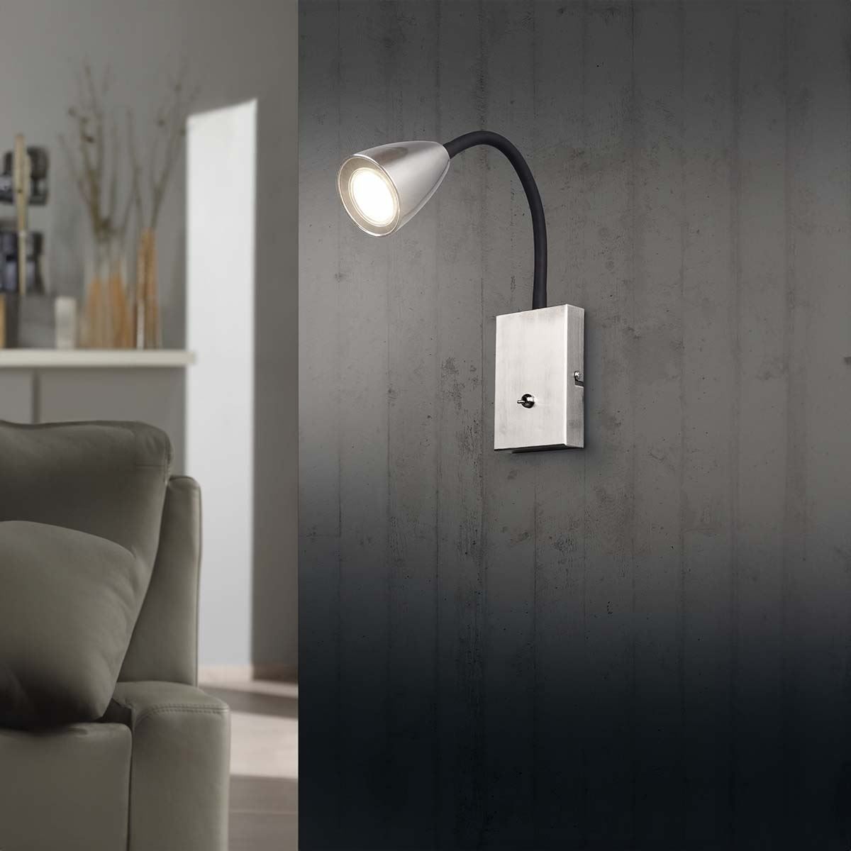 Lampade: Wandleuchte, Flexhals, 23 cm Höhe – Nuovo (secondo la descrizione) da Kreuzlingen venduto da Smart-Light