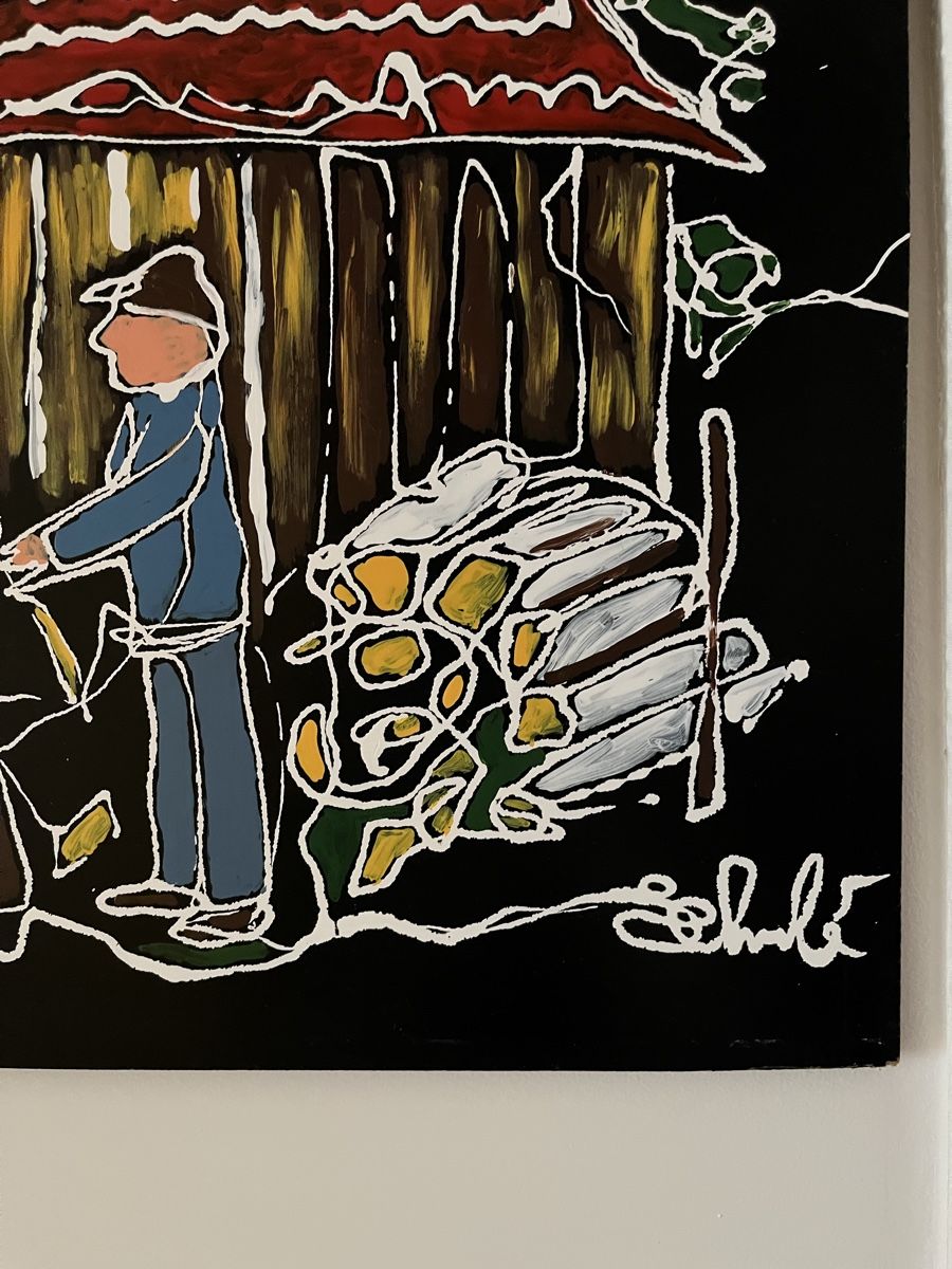 Gemälde: Tableau Gilbert Schulé – Gebraucht aus St. Prex von Nikolletta 4