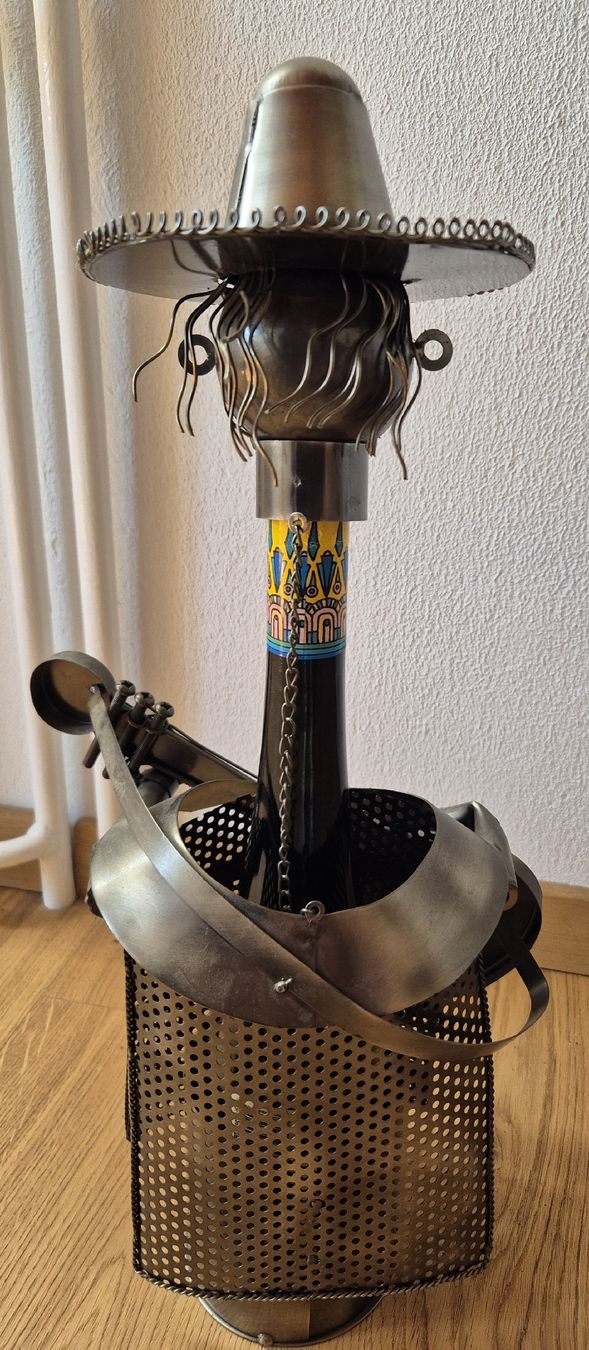 Supporti a parete: Metall-Weinflaschenhalter "Mexico" – Usato da Gams venduto da tischi97 4