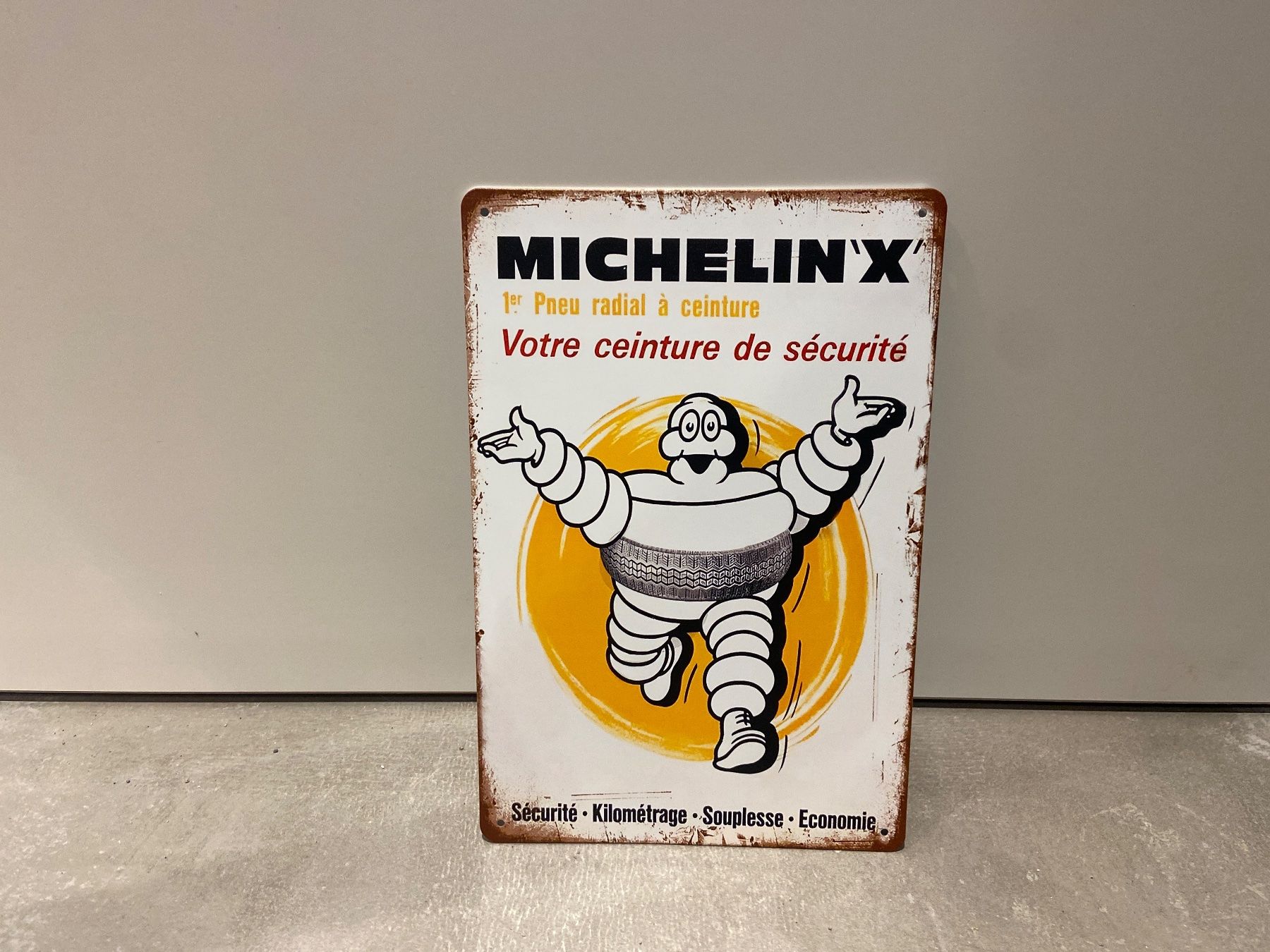 Insegne: MICHELIN X VINTAGE BLECHSCHILD  NEU ! – Nuovo e nell'imballaggio originale da Seon venduto da Aaargauer01 4