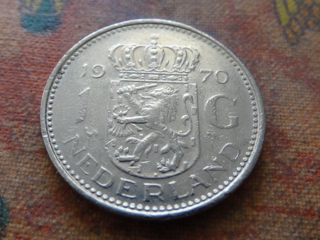 Alle Münzen: PAYS-BAS  Nederland  1  Gulden  1970 – Gebraucht aus Romanel-sur-Lausanne von Swift13