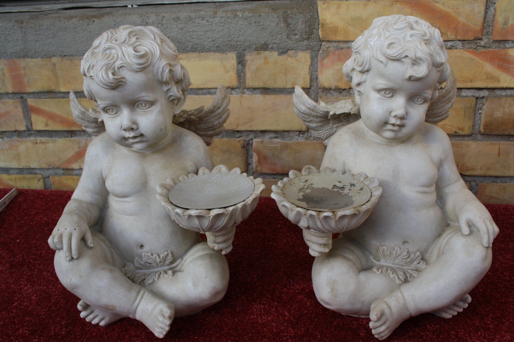 Statuette: 2 ENGEL ENGELSFIGUREN – Usato da Wauwil venduto da Pneuedy 4