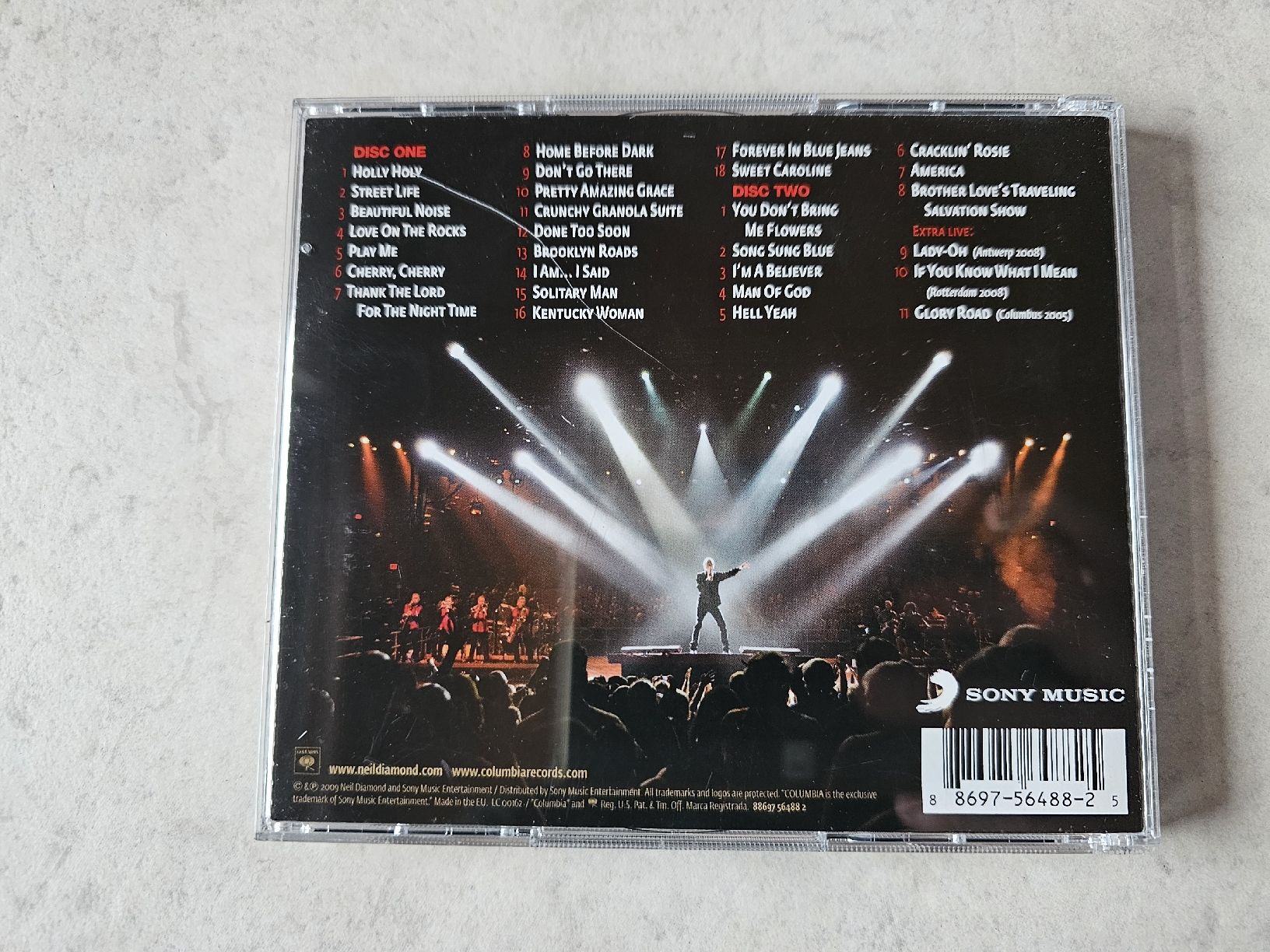 CD: Neil Diamond  -  Hot August Night  /  Live In NYC – Usato da Schneisingen venduto da backstore24 1