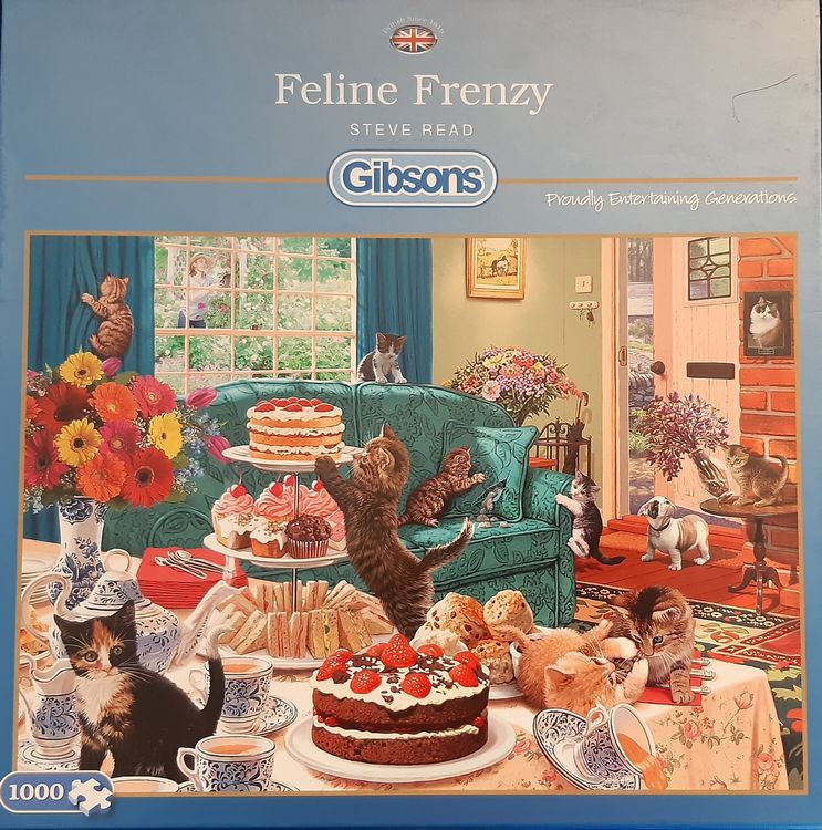 Gibsons Puzzle 1000 Teile 'Die Marken, Die Großbritannien Aufbauten' – Mit Vintage-Verpackungs-Motiven, 49x68 Cm