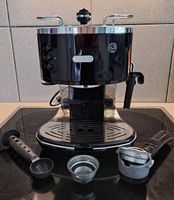 Gebrauchte DeLonghi Kolben-Kaffeemaschine günstig abzugeben