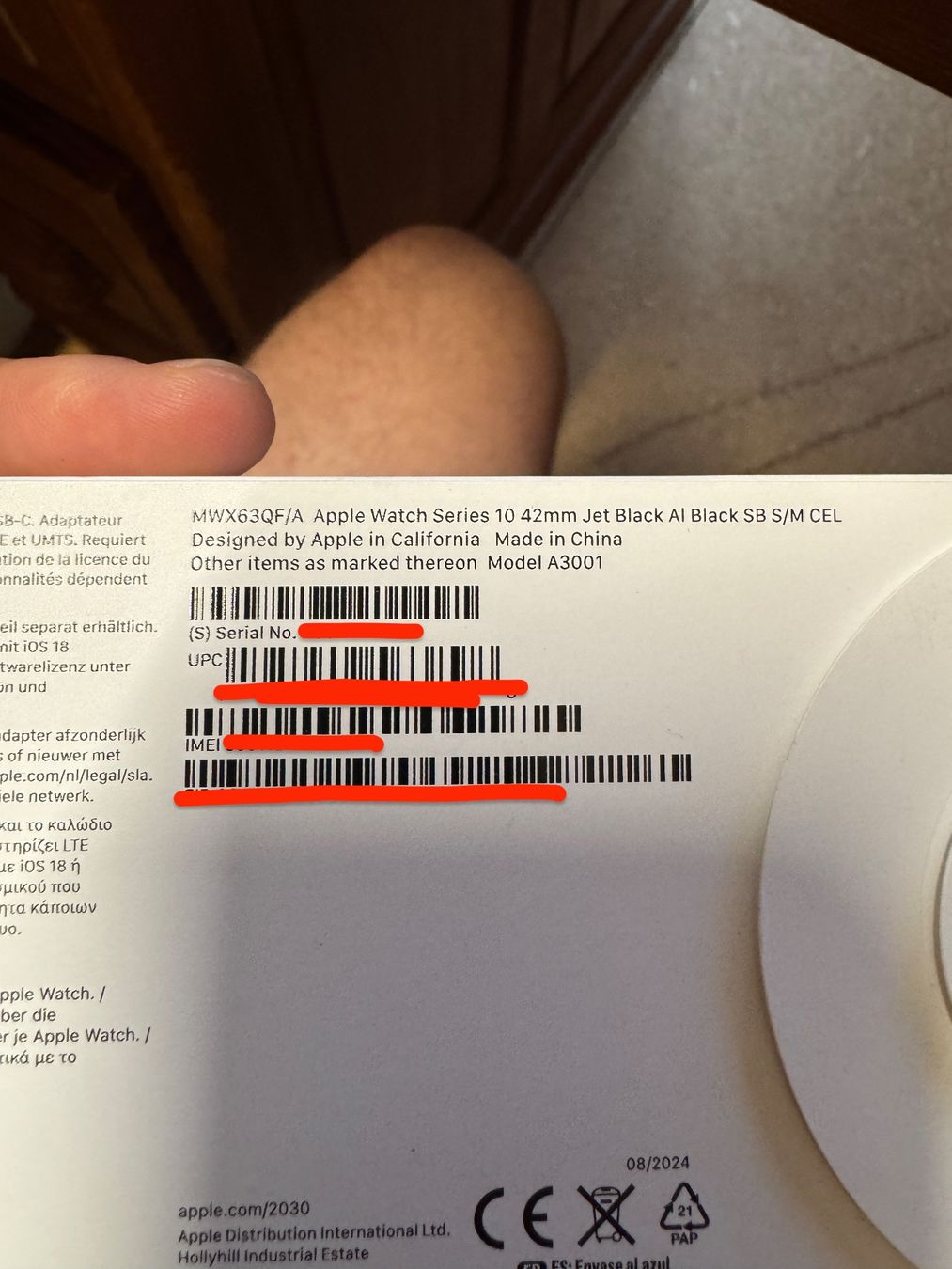 Apple Smartwatch: Apple Watch series 10 42mm cellular – Usato da Le Locle venduto da m.bigjohn 4