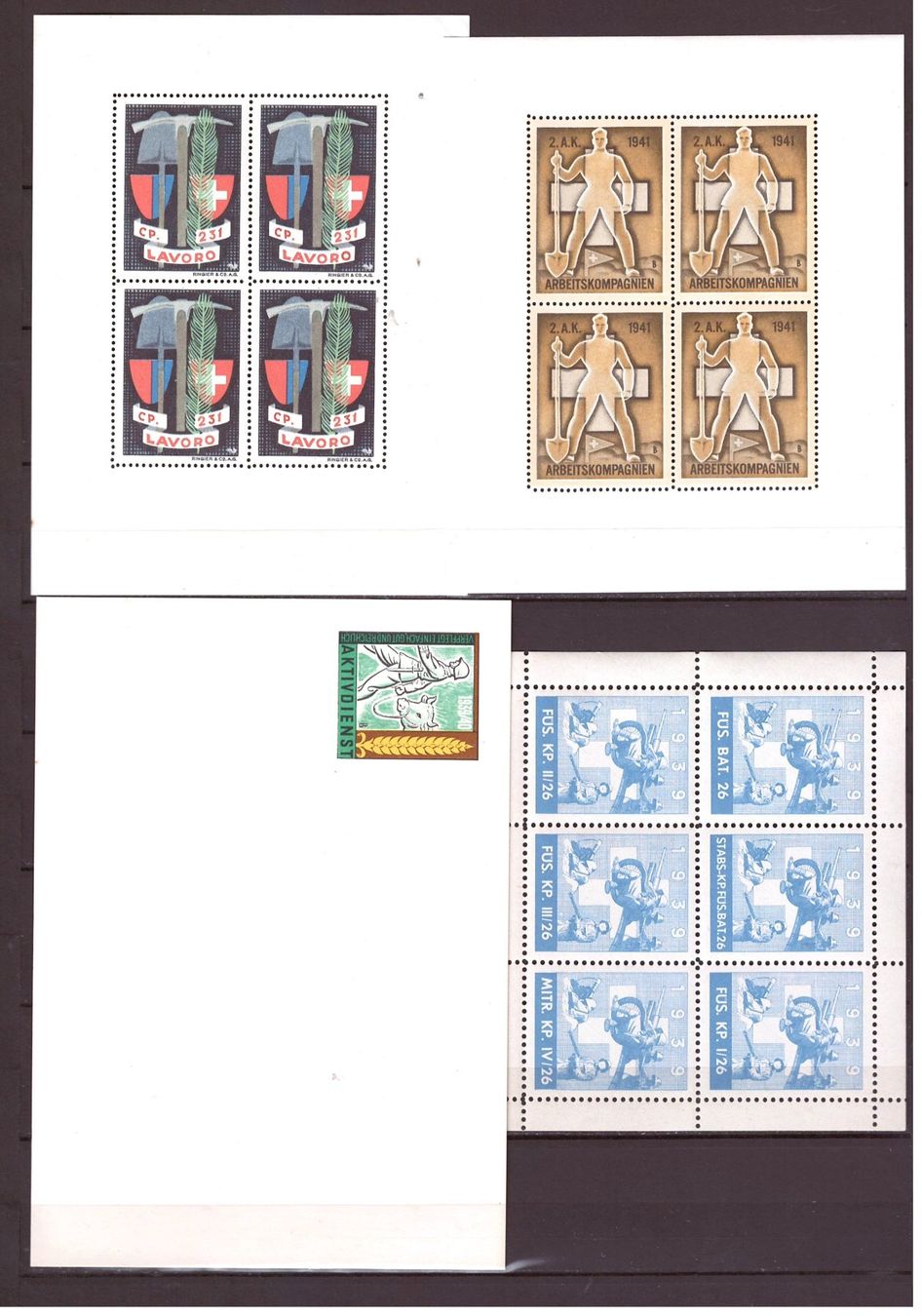 Tous les timbres: # 137 --- SOLDATENMARKEN – D'occasion à Dübendorf par Piero2