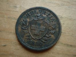 (W5) 1 Rappen 1880