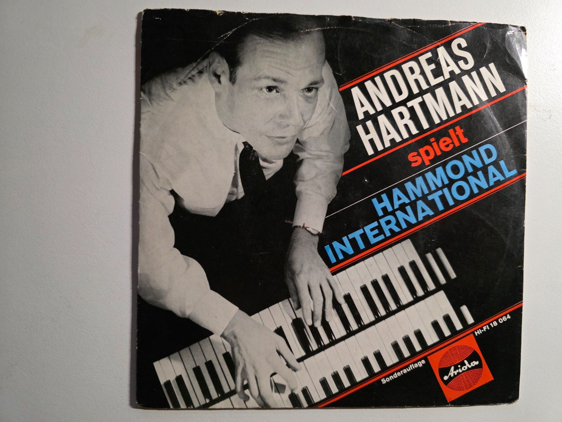 Dischi in vinile: Single Vinyl - Andreas Hartmann Hammond International – Usato da Walterswil BE venduto da Lonitti