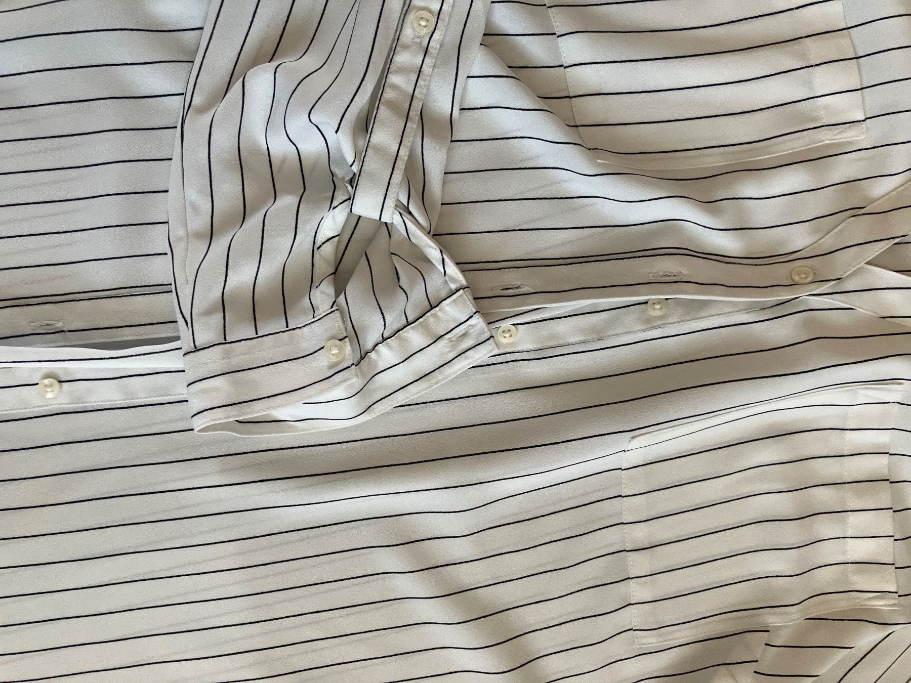Tally Weijl Blusen: Bluse gestreift weiss schwarz Grösse L – Gebraucht aus Unterägeri von Bettsofa123 2