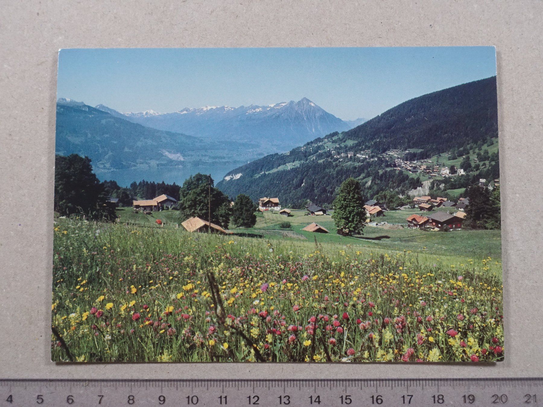 Ansichtskarten: Waldegg Beatenberg, 1984, Thunersee, Niesen Kette – Gebraucht aus Lenzburg von fh1