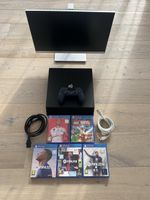 PS4 Pro mit Monitoren  & Spielen - Top Zustand