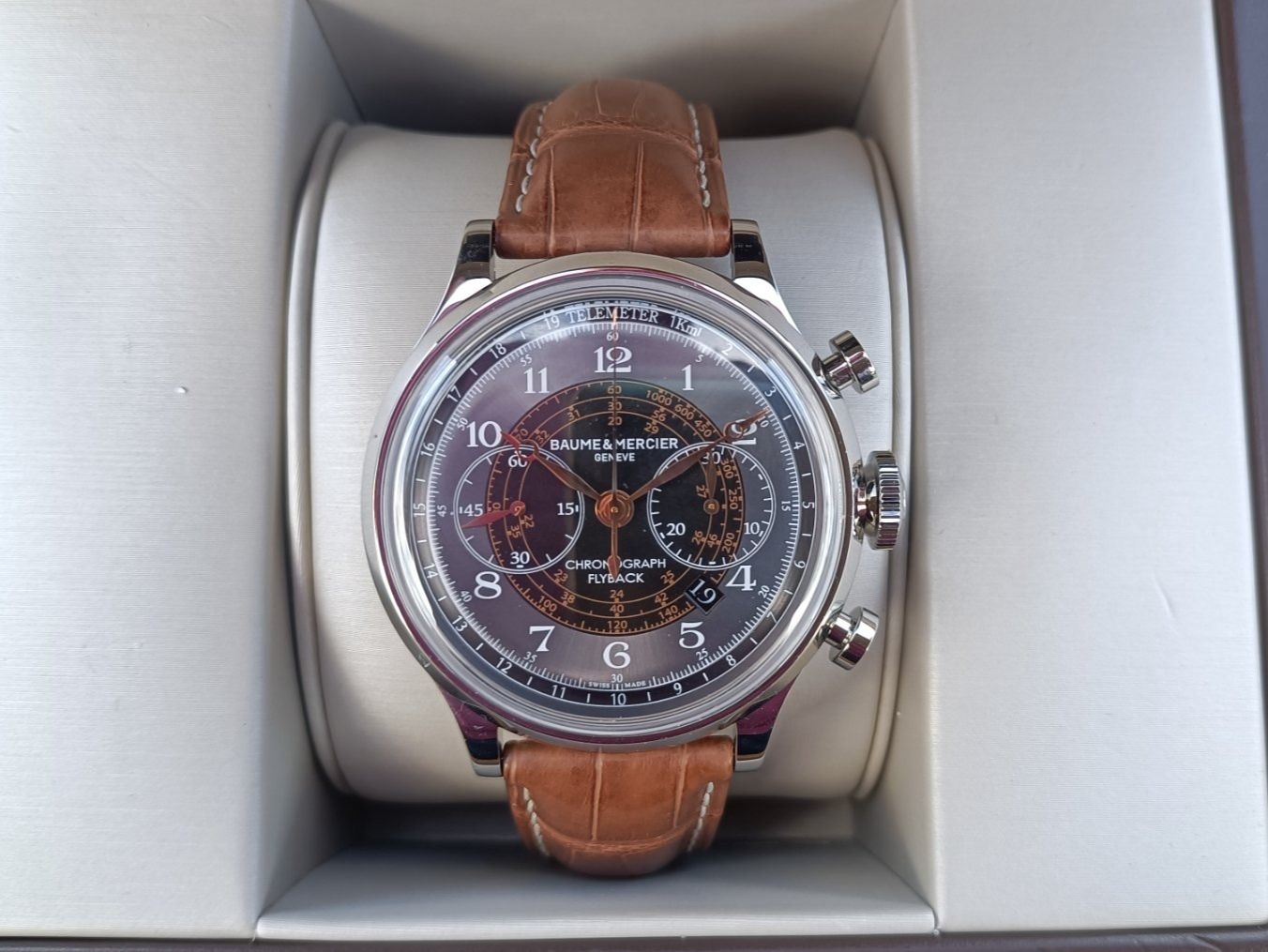 Baume & Mercier Orologi: Baume et Mercier Capeland flyback chronograph full set NEW – Nuovo e nell'imballaggio originale da Pampigny venduto da Calypso06 3