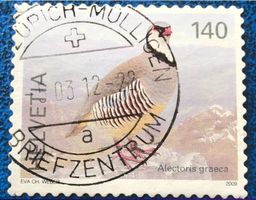 Nr. 1306 STEINHUHN GESTEMPELT  2009  ZÜRICH