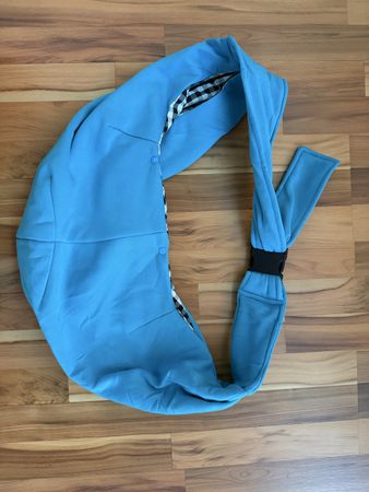 Hundetragegurt Pawaboo blau Karomuster Tragehilfe Tasche