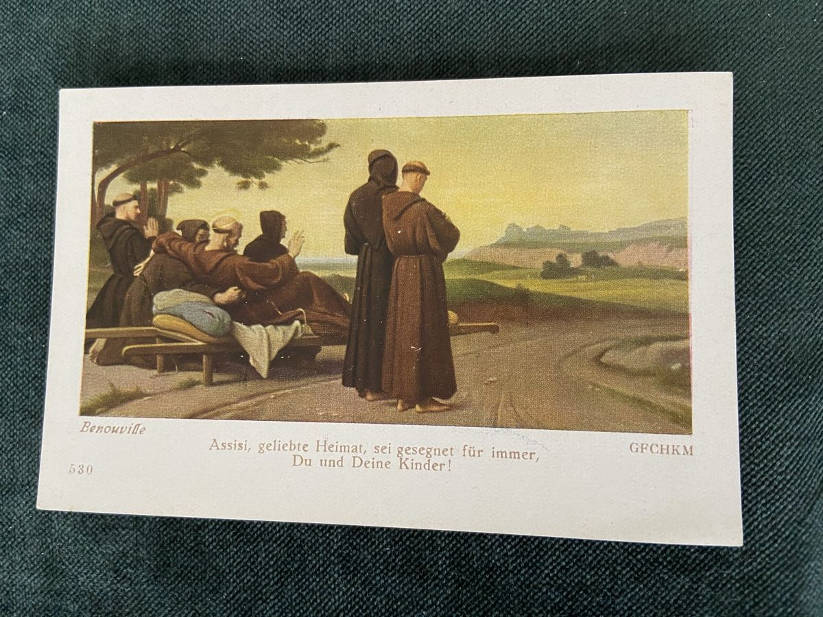 Posters & Illustrations: Mönche Assisi Heimat Andachtsbild – D'occasion à Luzern par waterfront1