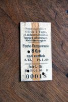 3.Kl. RhB Sonntags-Billet Ponte-Campovasto - Süs - 1932