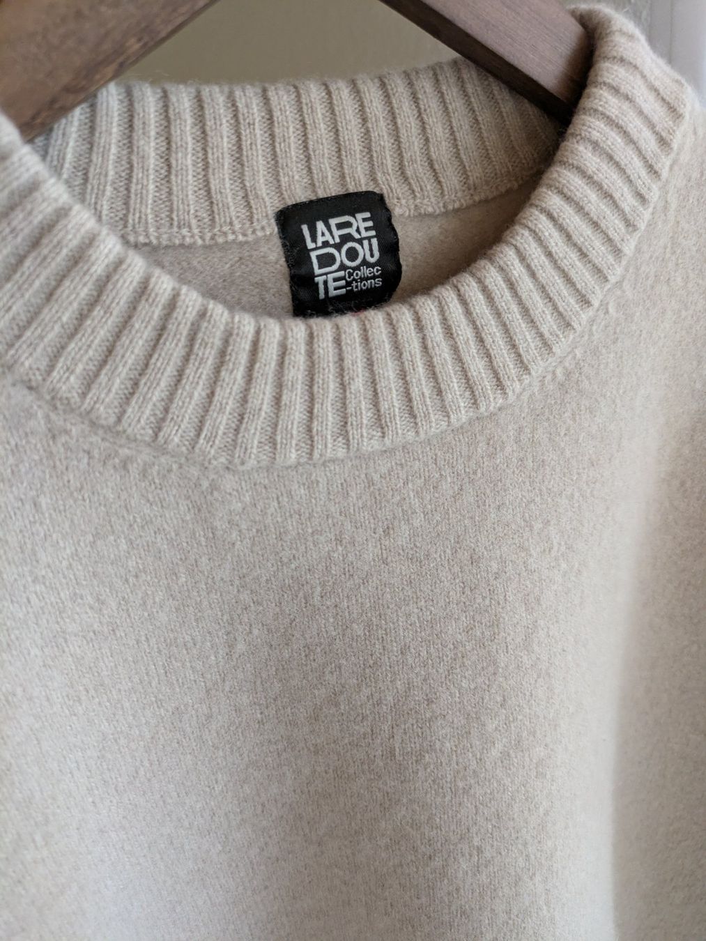La Redoute Maglioni & Felpe: Kaschmir Wolle Mischung - Pullover Taupe – Usato da Trüllikon venduto da SatinVintage 1