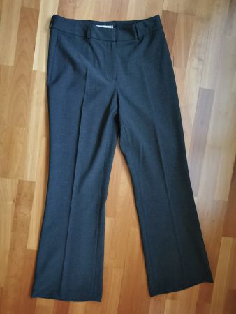 Bundfaltenhose dunkelgrau Gr. 40